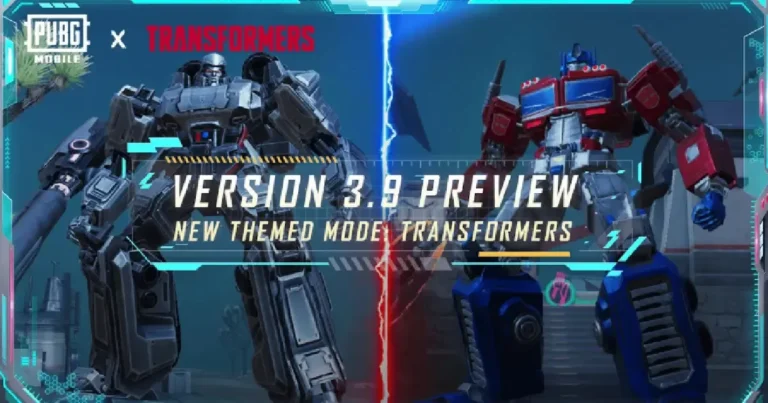BGMI UPCOMING UPDATE: Transformers Crossover - Complete 3.9 Update Events, Release Date in India and Rewards